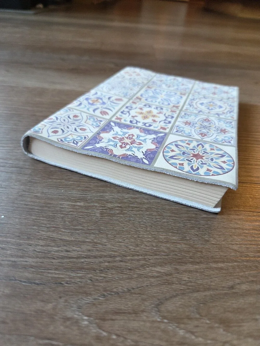 Made in Italy Decorative Tile Art Print Suede Cover Notebook Journal